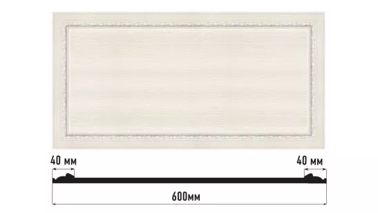 Декоративная панно Decomaster D3060-15 (600x300x18 мм)