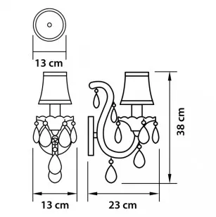Бра Osgona Princia 726611