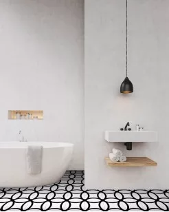 Керамогранит Mayolica Ceramica District Lines Silver Grey 20x20