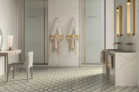 Керамогранит Versace Tarsia Frame Nero 60x120 0014088
