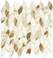 Мозаика Atlas Concorde Italy Marvel Shine Calacatta Imperiale Mosaico Twist Silk 30.5x30.5 A4WR