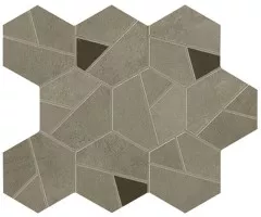 Мозаика Atlas Concorde Italy Boost Pro Taupe Mosaico Hex Coffee 25x28.5 A0QP