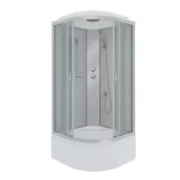 Душевая кабина Niagara Classic высокий поддон 40 см стекло матовое 80x80x215 NG-2307-14P