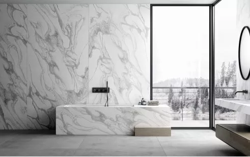 Керамогранит Moreroom Stone Painting White Polished 120x270 MN066AP271206