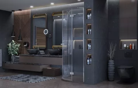 Душевое ограждение Ambassador Diamond 90x90x200 12011101