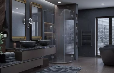 Душевое ограждение Ambassador Diamond 90x90x200 12011101