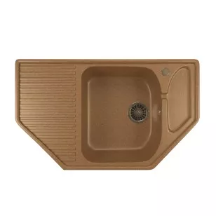 Мойка ML-GM24 терракотовый 49x17 Mixline 525197
