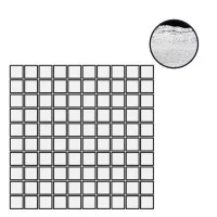 Мозаика Floor Gres B and W Marble Flow Mat Mosaico 3x3 30x30 767391