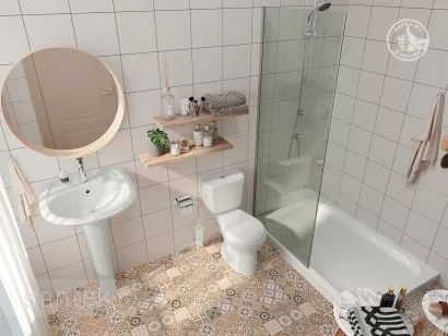 Унитаз-компакт Santek Бриз 67.1x39x70.6 1WH302138