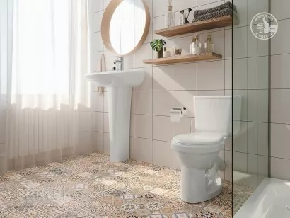 Унитаз-компакт Santek Бриз 67.1x39x70.6 1WH302138