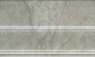 Плинтус Kerama Marazzi Кантата серый светлый глянцевый 15x25 FMB033