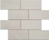 Мозаика Estima Luna White Bricks Big неполированная 28.6x35 LN00/TE00