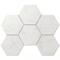 Мозаика Ametis Marmulla MA01 Hexagon неполированная 25x28.5