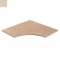 Бортик изогнутый с выемкой закругленный 620090000287 Cliff Beige Bordo Curvilineo Svasato Round 30 60x60 Atlas Concorde Russia