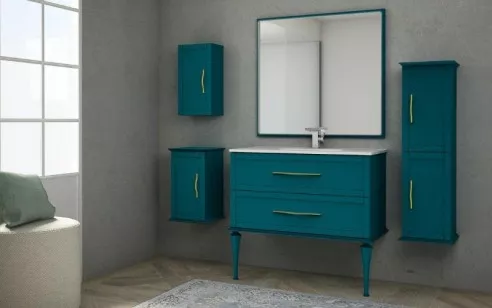 Раковина из искусственного мрамора Cezares Glass 101x19x46 Bianco 50170