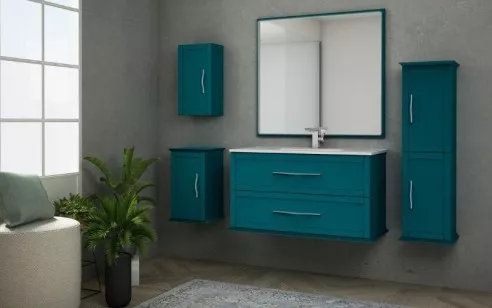 Раковина из искусственного мрамора Cezares Glass 101x19x46 Bianco 50170