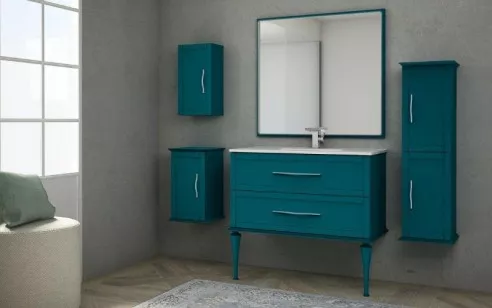 Раковина из искусственного мрамора Cezares Glass 101x19x46 Bianco 50170