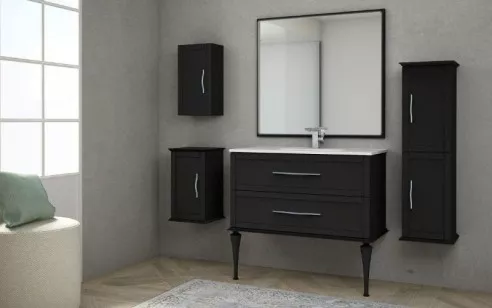 Раковина из искусственного мрамора Cezares Glass 101x19x46 Bianco 50170