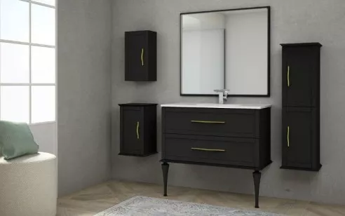 Раковина из искусственного мрамора Cezares Glass 101x19x46 Bianco 50170