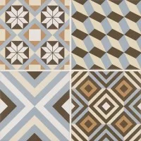 Керамогранит Paradyz Diamante Colour Mat. Mix C 40x40 