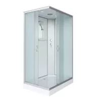 Душевая кабина Niagara Classic низкий поддон 13 см стекло матовое 100x80x215 NG-43085-14Q