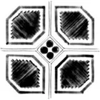 Декор Vives Ceramica Vodevil Octogono Variette Sombra 20x20