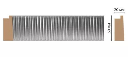 Багет Decomaster 611-1610 (60x20x2900 мм) Багет Decomaster 611-1610 (60x20x2900 мм)