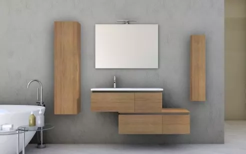 База под раковину Cezares Avril 100x45x30 Rovere Tabacco 55074
