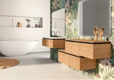База под раковину Cezares Avril 100x45x30 Rovere Tabacco 55074