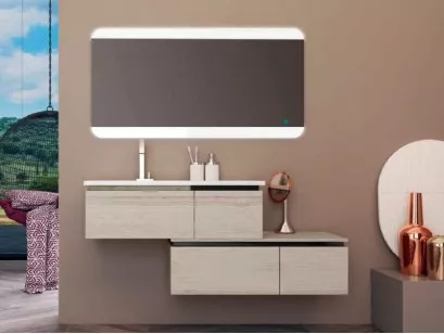 База под раковину Cezares Avril 100x45x30 Rovere Tabacco 55074