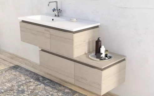База под раковину Cezares Avril 100x45x30 Rovere Tabacco 55074