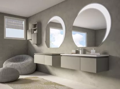 База под раковину Cezares Avril 100x45x30 Rovere Tabacco 55074