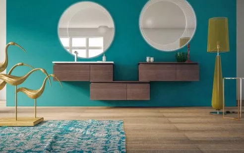 База под раковину Cezares Avril 100x45x30 Rovere Tabacco 55074