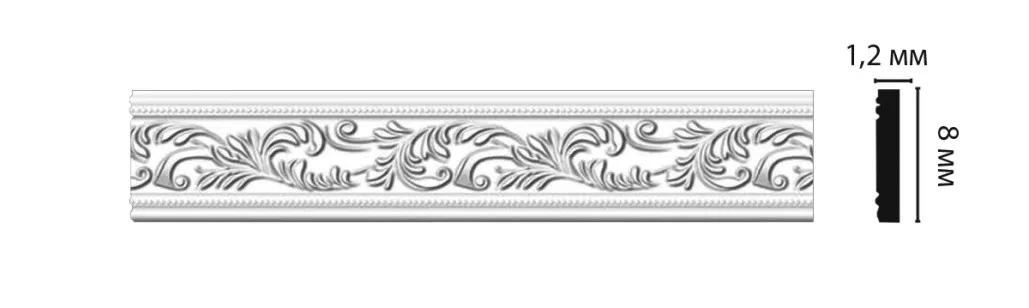 Молдинг Decomaster D150B ДМ (80x12x2000 мм)