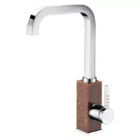 Смеситель для кухни ZorG Stone ZR 370 Y BEIJE Хром