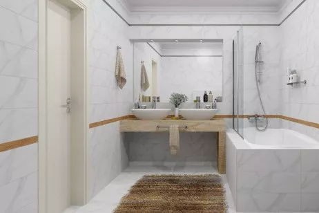 Керамогранит Ceradim Statuario Justice Grey белый полированный 60x60