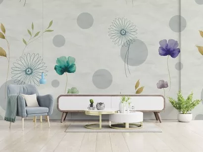 Панно Zambaiti Parati Satin Flowers 4 3х5.10 виниловые Z66875
