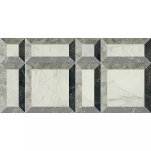 Керамогранит Versace Tarsia Frame Nero 60x120 0014088