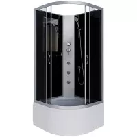 Душевая кабина Niagara Classic высокий поддон 40 см стекло тонированное 80x80x210-240 NG-2507-14BKT Душевая кабина Niagara Classic высокий поддон 40 см стекло тонированное 80x80x210-240 NG-2507-14BKT