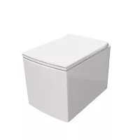 Унитаз Grossman белый подвесной безободковый с тонкой крышкой 510x350x360 GR-4460S Унитаз Grossman белый подвесной безободковый с тонкой крышкой 510x350x360 GR-4460S