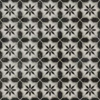 Декор Kerama Marazzi Фреджио 1 черно-белый 20x20 VT/A294/SG1544N