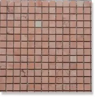 Мозаика Art and Natura Ceramica Marble Mosaic Rosa Perlino 1.5x1.5 30.5x30.5