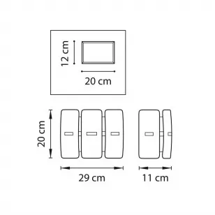 Бра Lightstar Lamella 801616