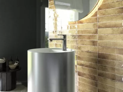 Плитка Cifre Ceramica Kalon Antracite Brillo 5x25 настенная