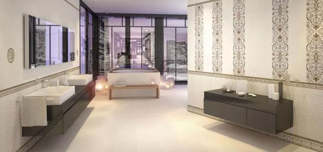 Декор El Molino Studio Hojas Perla 30x90