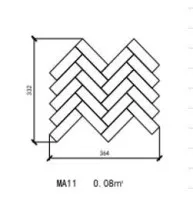 Мозаика Nanogress Flavor-BG MA11 33.5х33.8 Art##0007117