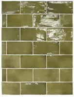 Плитка Equipe Manacor Basil Green 7.5x15 настенная 26908
