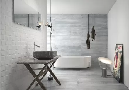 Плитка Geotiles Blancos Brillo Rect 40x120 настенная
