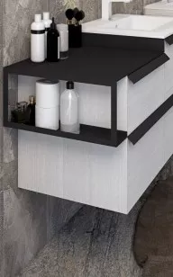 База под раковину Cezares Qubo 60x46x83 Bianco Rock 54969