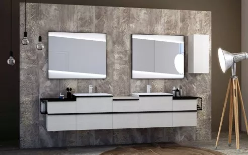 База под раковину Cezares Qubo 60x46x83 Bianco Rock 54969